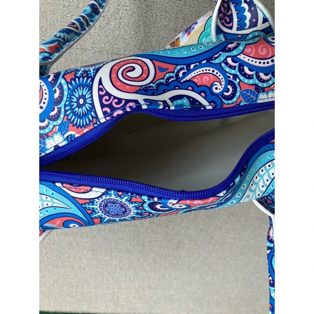 Simply Southern Eva Paisley Large Tote Bag NWT